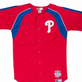 VINTAGE MLB PHILADELPHIA PHILLIES CHASE UTLEY NIKE JERSEY 2000S XL YOUTH