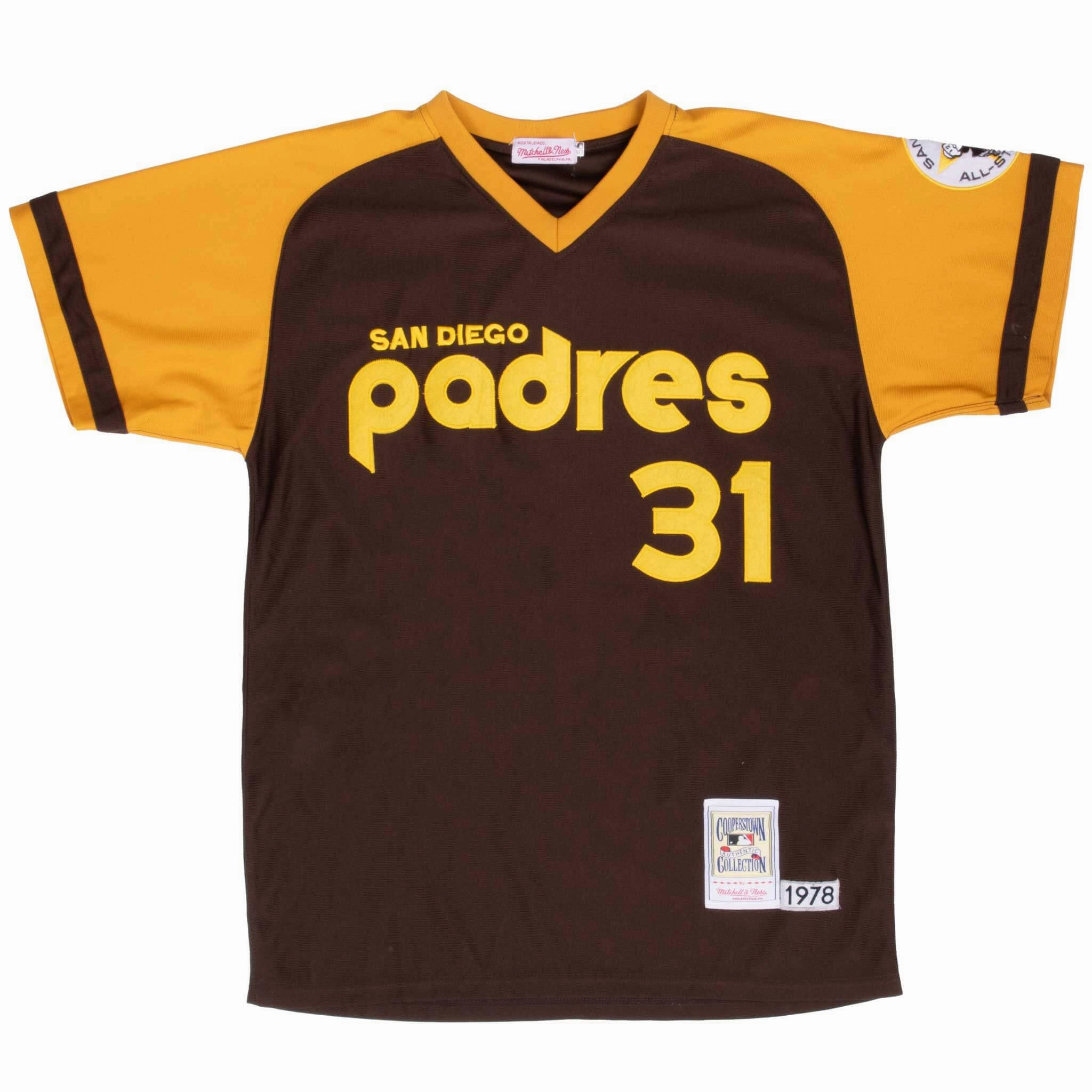 VINTAGE MLB SAN DIEGO PADRES DAVE WINDFIELD 1978 THROWBACK JERSEY SIZE XL