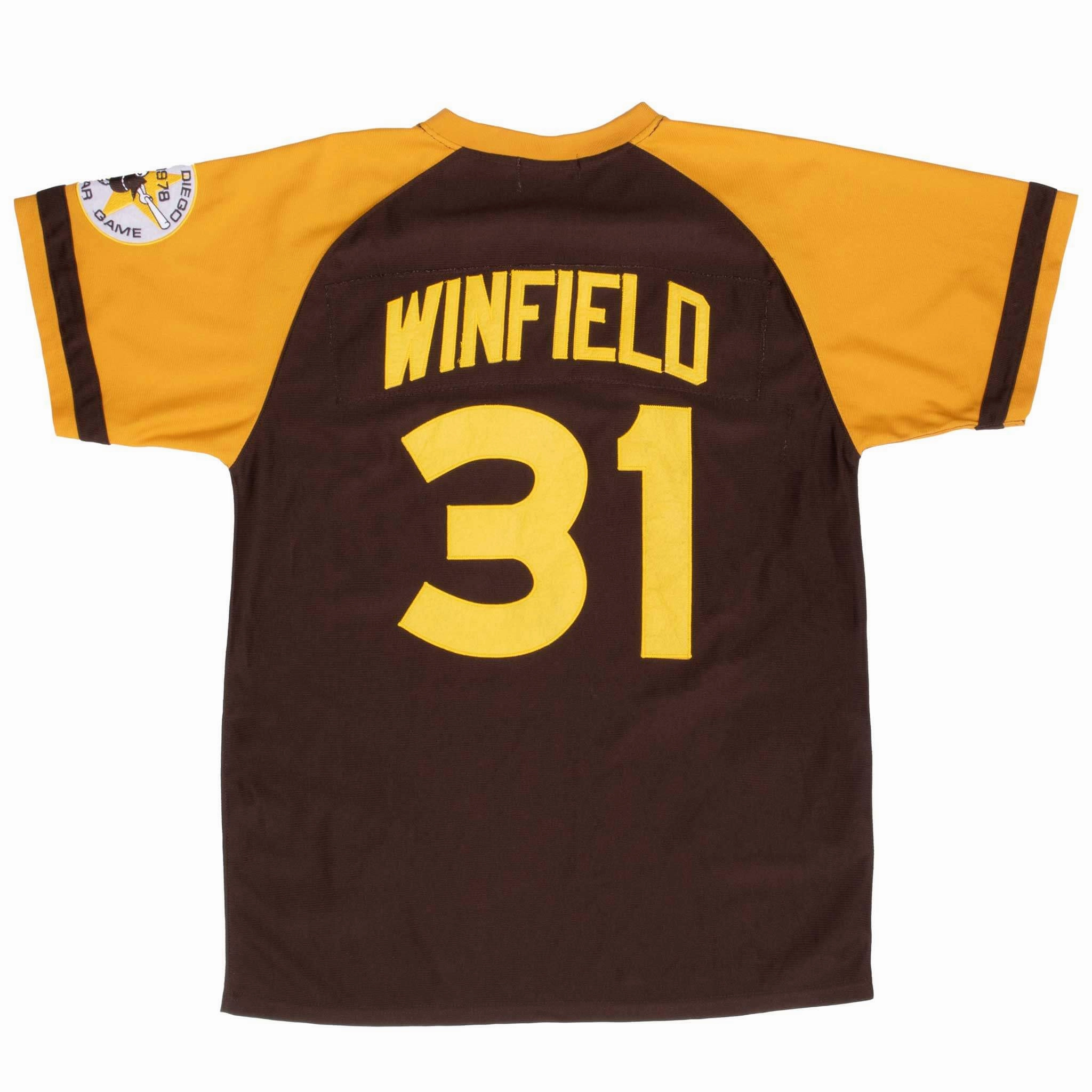 VINTAGE MLB SAN DIEGO PADRES DAVE WINDFIELD 1978 THROWBACK JERSEY SIZE XL