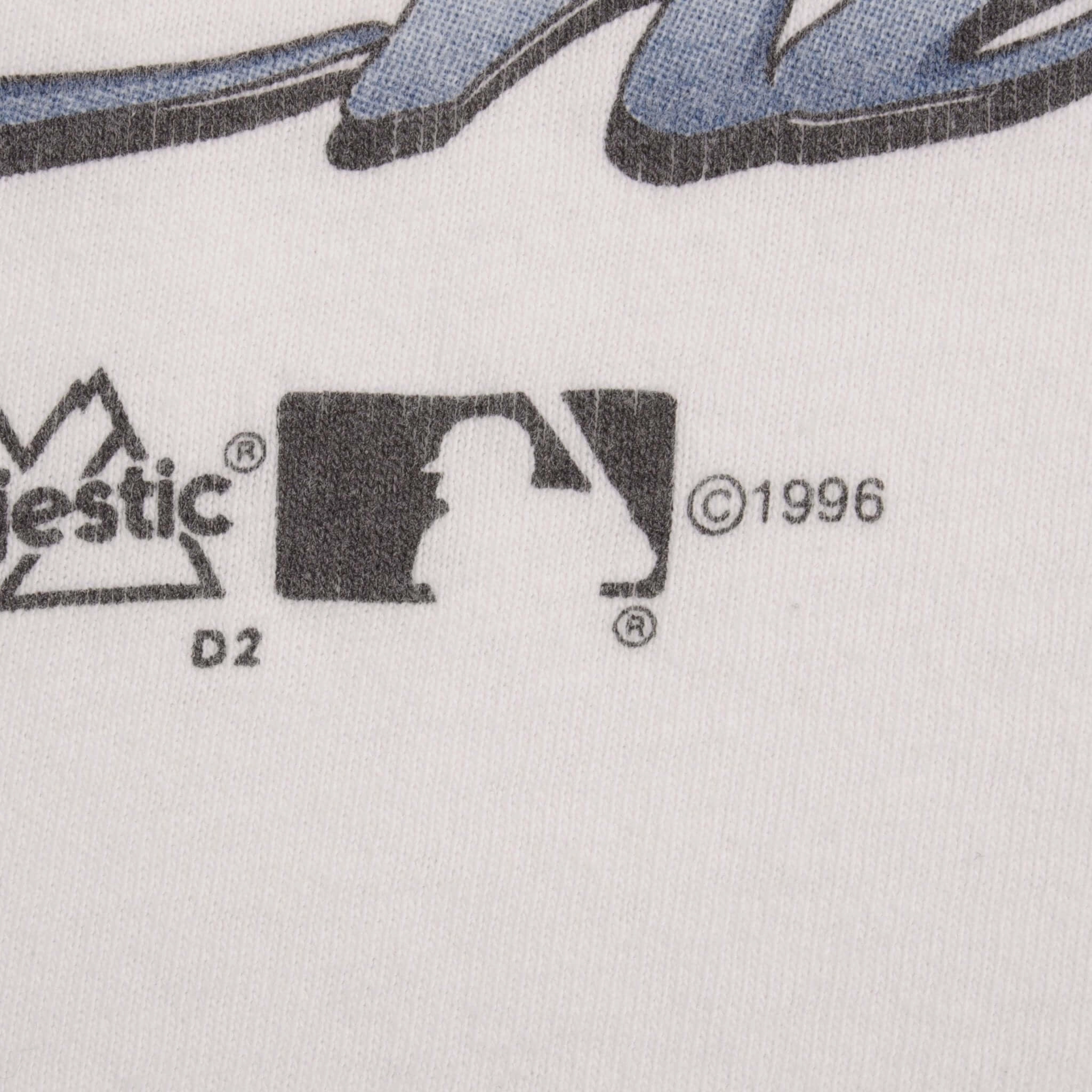 VINTAGE MLB SAN DIEGO PADRES WESTERN CHAMPIONS 1995 TEE SHIRT LARGE MADE IN USA