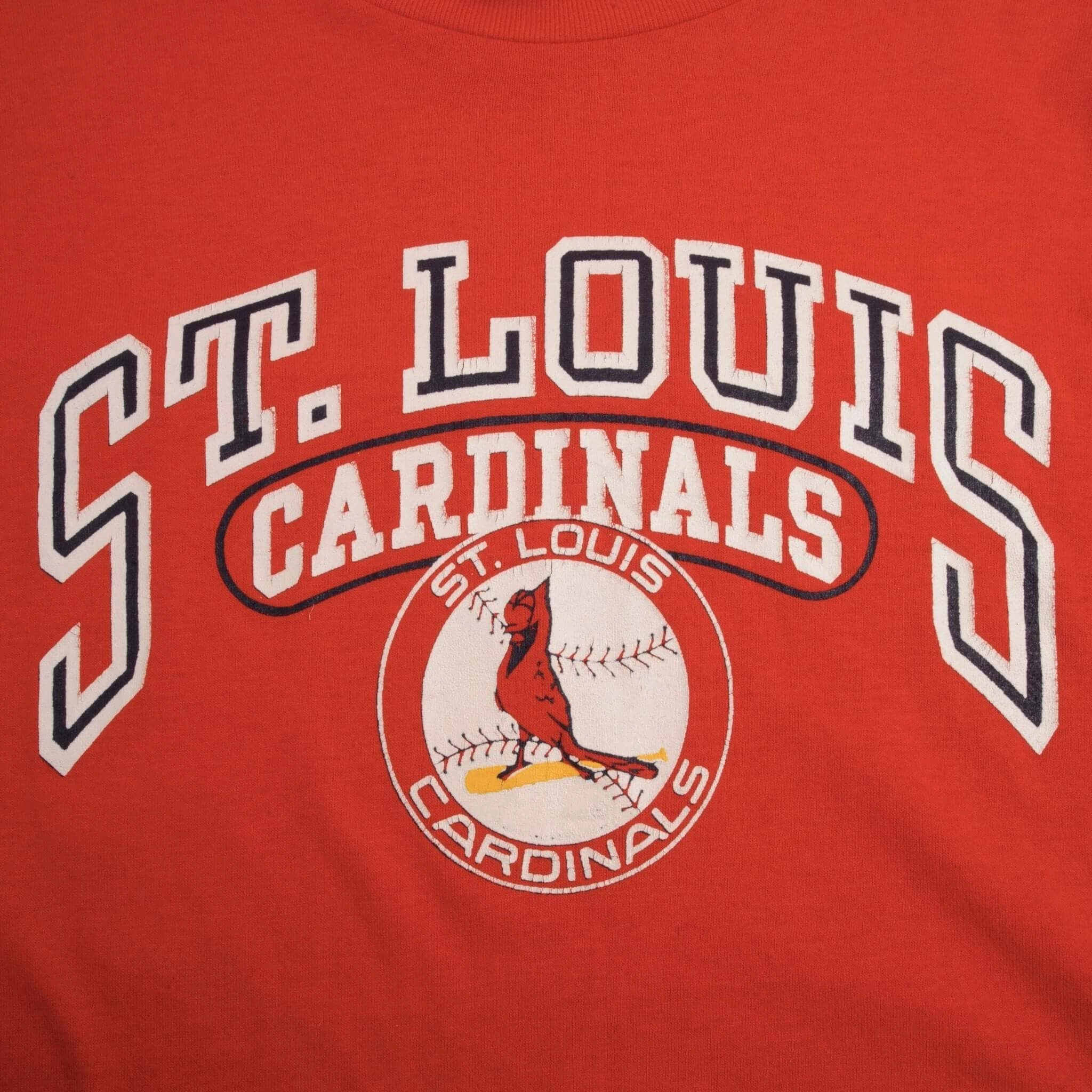 VINTAGE MLB ST LOUIS CARDINALS CHAMPION TEE SHIRT 1980S SIZE MEDIUM MADE IN USA