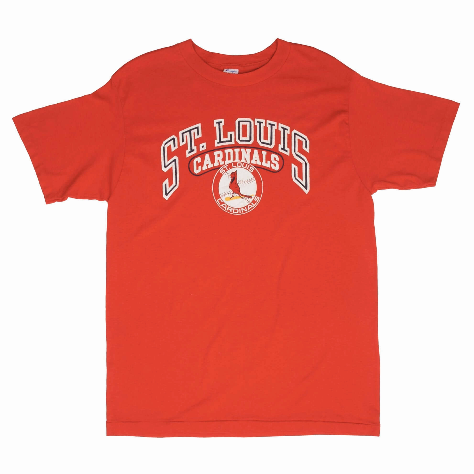 VINTAGE MLB ST LOUIS CARDINALS CHAMPION TEE SHIRT 1980S SIZE MEDIUM MADE IN USA