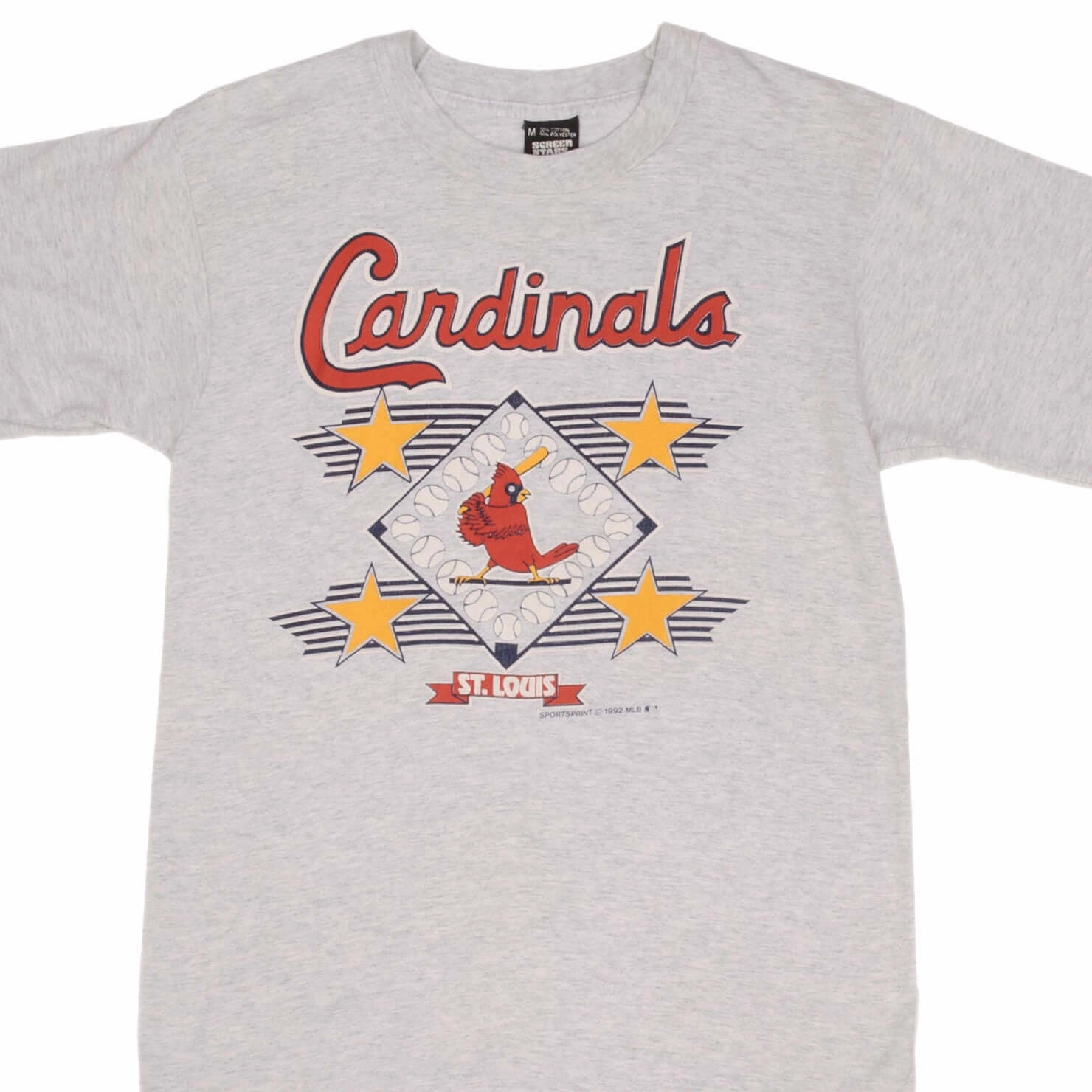 VINTAGE MLB ST LOUIS CARDINALS TEE SHIRT 1992 SIZE SMALL MADE IN USA