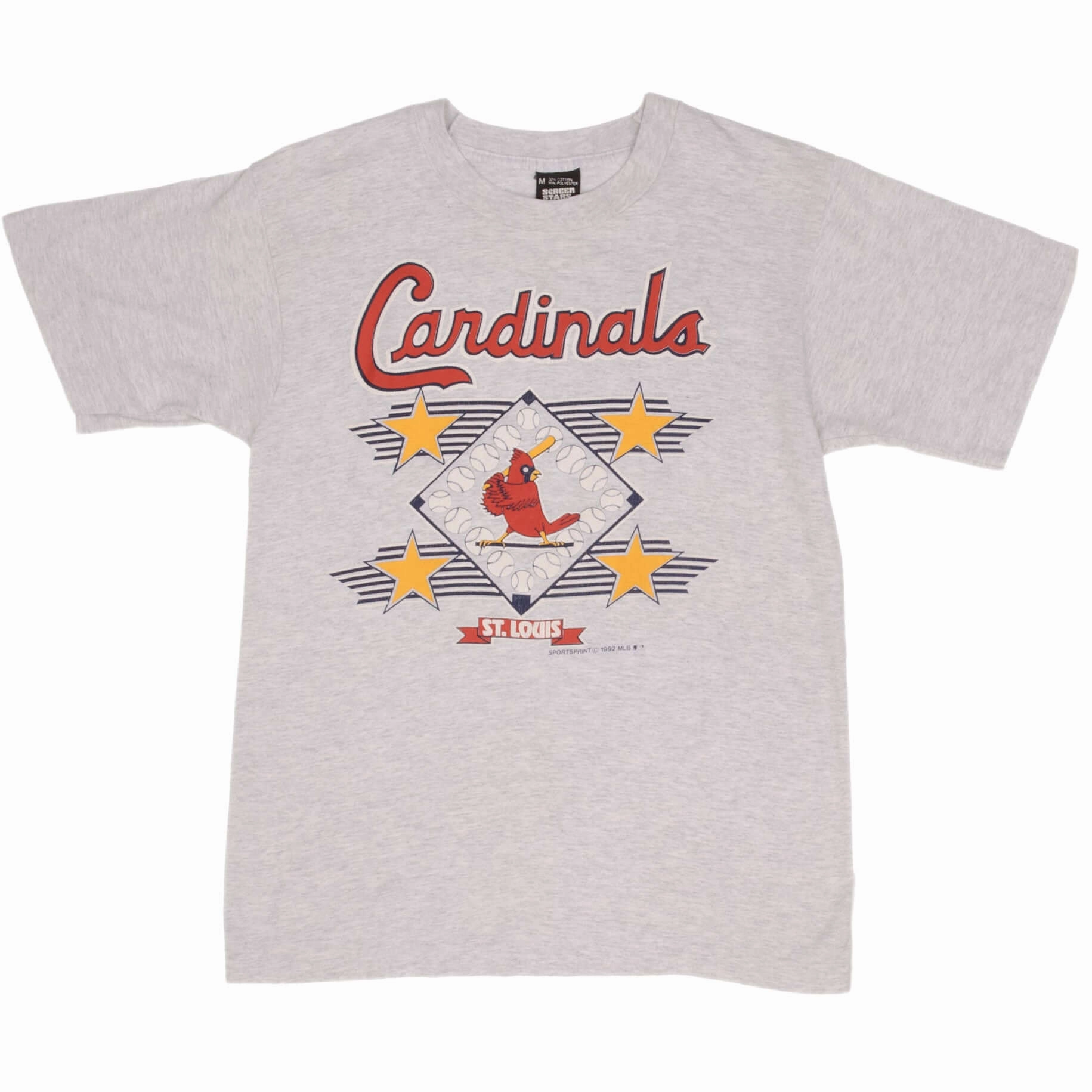 VINTAGE MLB ST LOUIS CARDINALS TEE SHIRT 1992 SIZE SMALL MADE IN USA