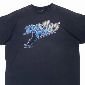 VINTAGE MLB TAMPA BAY DEVIL RAYS TEE SHIRT 1998 XL MADE IN USA