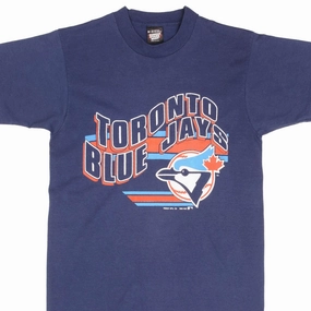 VINTAGE MLB TORONTO BLUE JAYS 1989 TEE SHIRT SIZE SMALL MADE IN USA