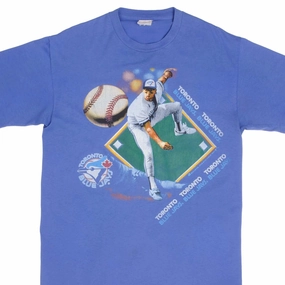 VINTAGE MLB TORONTO BLUE JAYS 1991 TEE SHIRT SIZE LARGE
