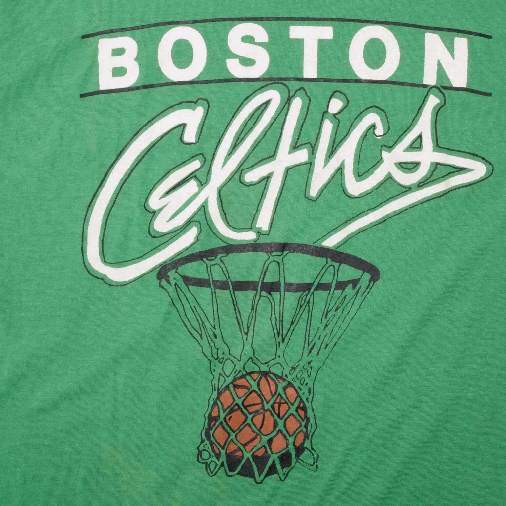 VINTAGE NBA BOSTON CELTICS 1980S TEE SHIRT SIZE SMALL MADE IN USA