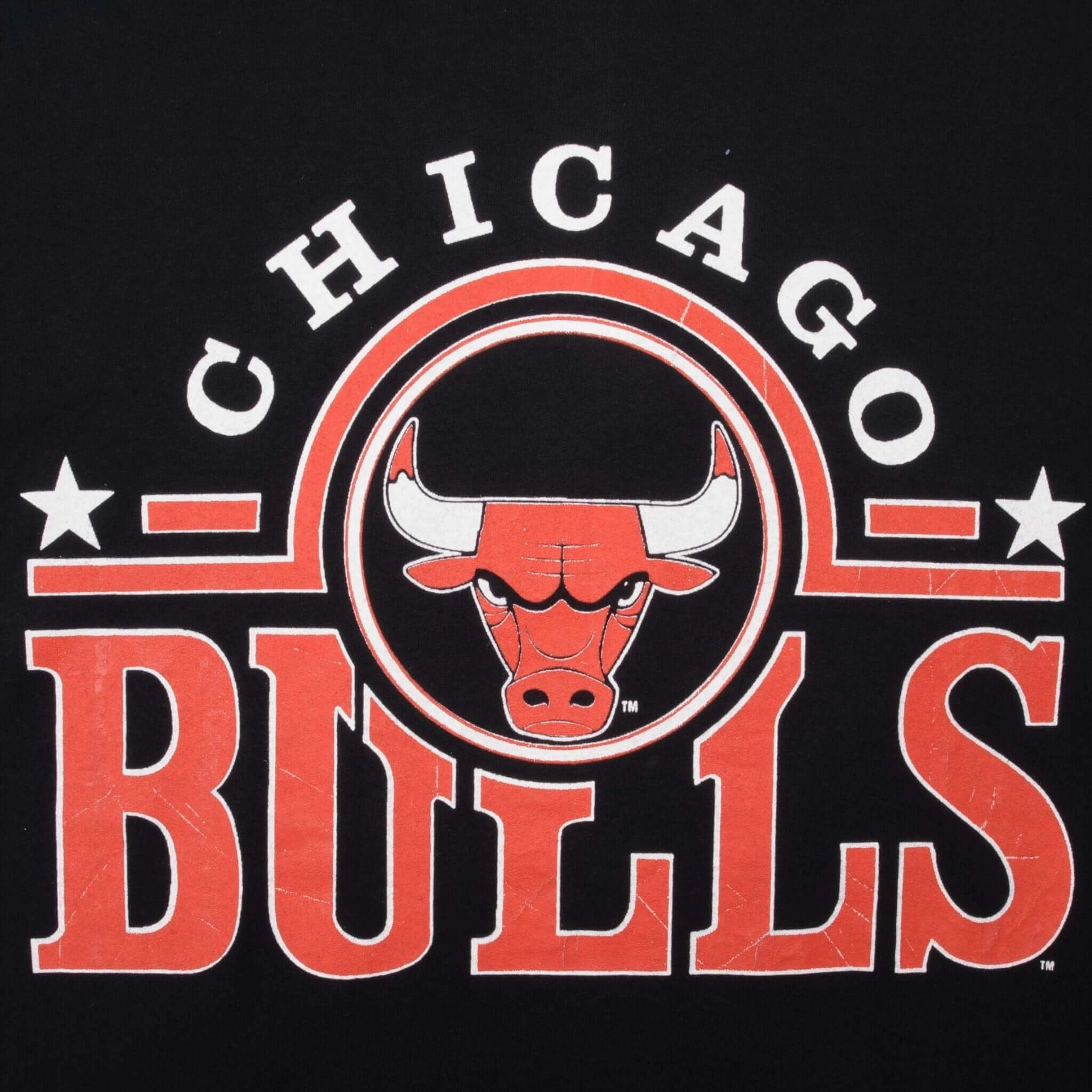 VINTAGE NBA CHICAGO BULLS 1990S TEE SHIRT SIZE LARGE MADE IN USA