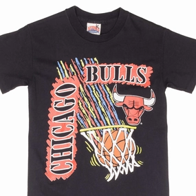 VINTAGE NBA CHICAGO BULLS 1990S TEE SHIRT SIZE MEDIUM (12/14) YOUTH MADE IN USA