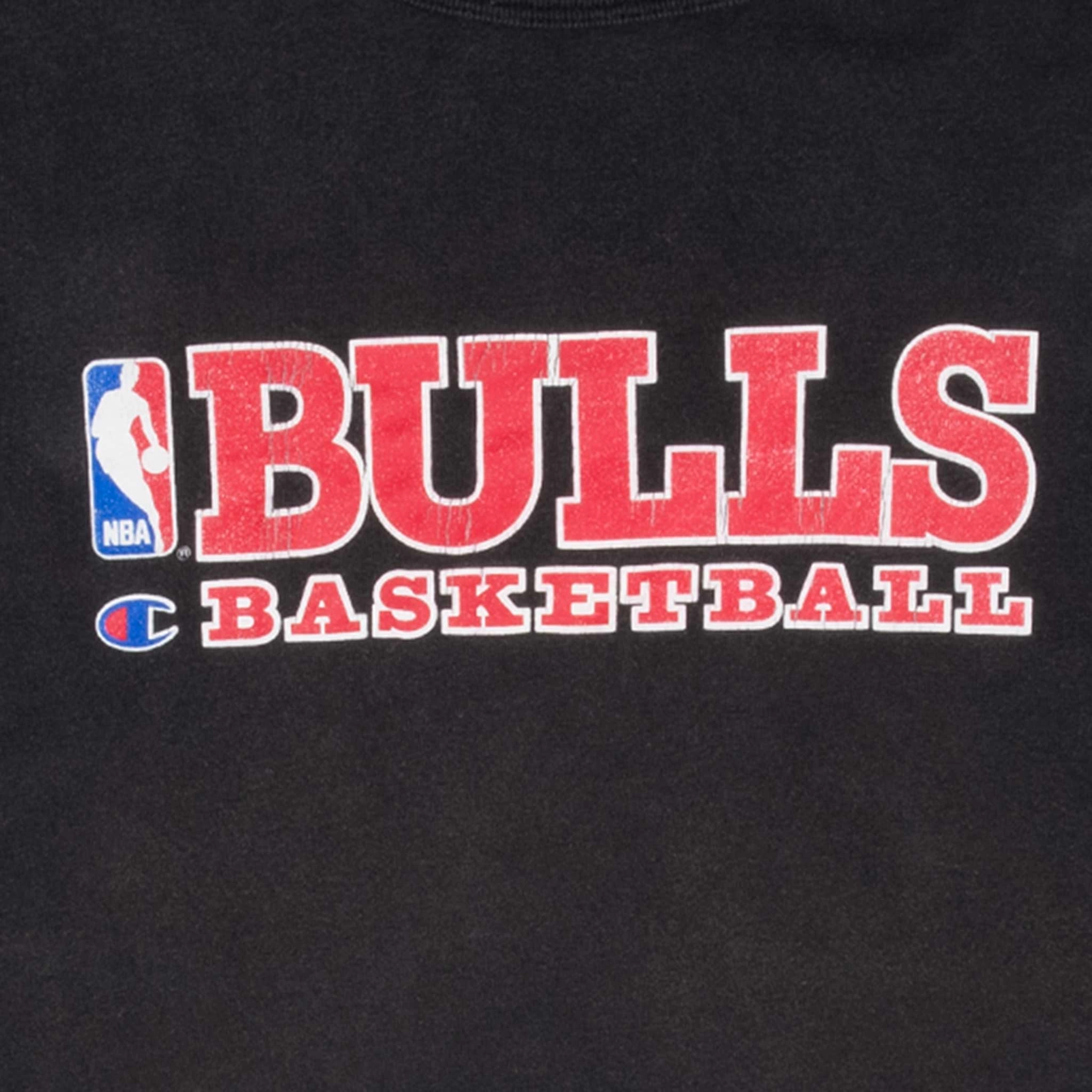 VINTAGE NBA CHICAGO BULLS CHAMPION TEE SHIRT 1990S 2XL