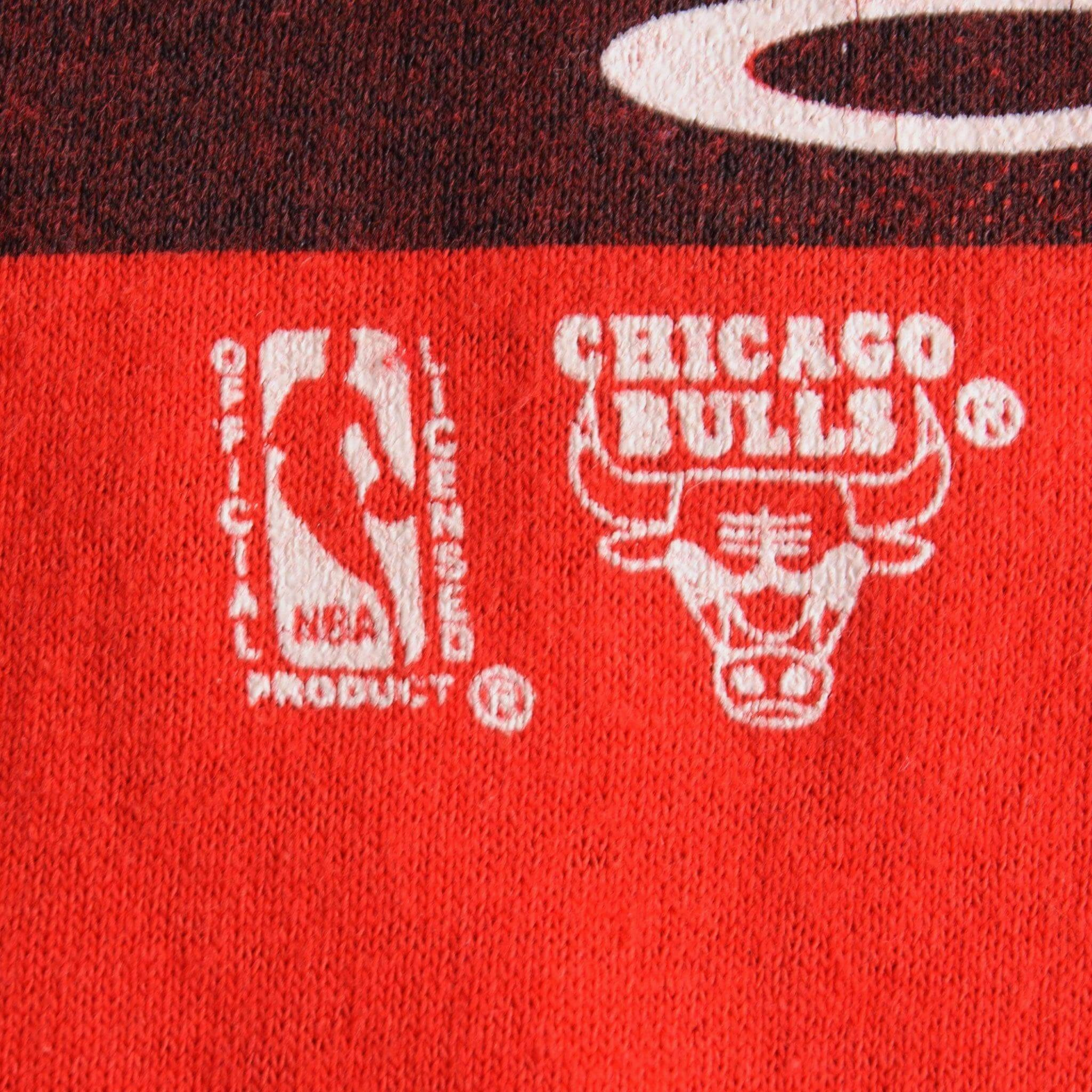 VINTAGE NBA CHICAGO BULLS CHAMPIONS 1993 TEE SHIRT SIZE LARGE MADE IN USA