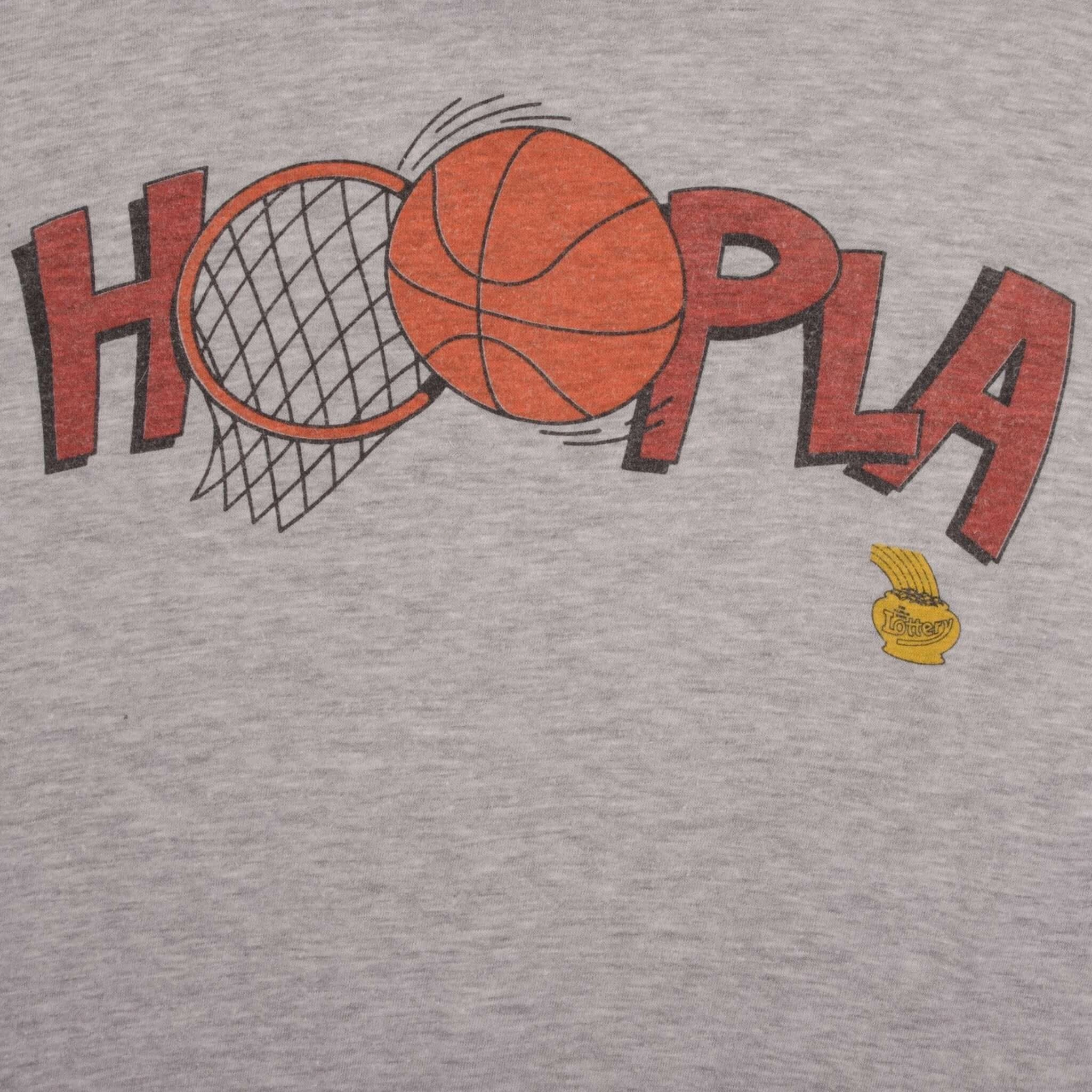 VINTAGE NBA CHICAGO BULLS HOOPLA 1980S TEE SHIRT SIZE MEDIUM MADE IN USA