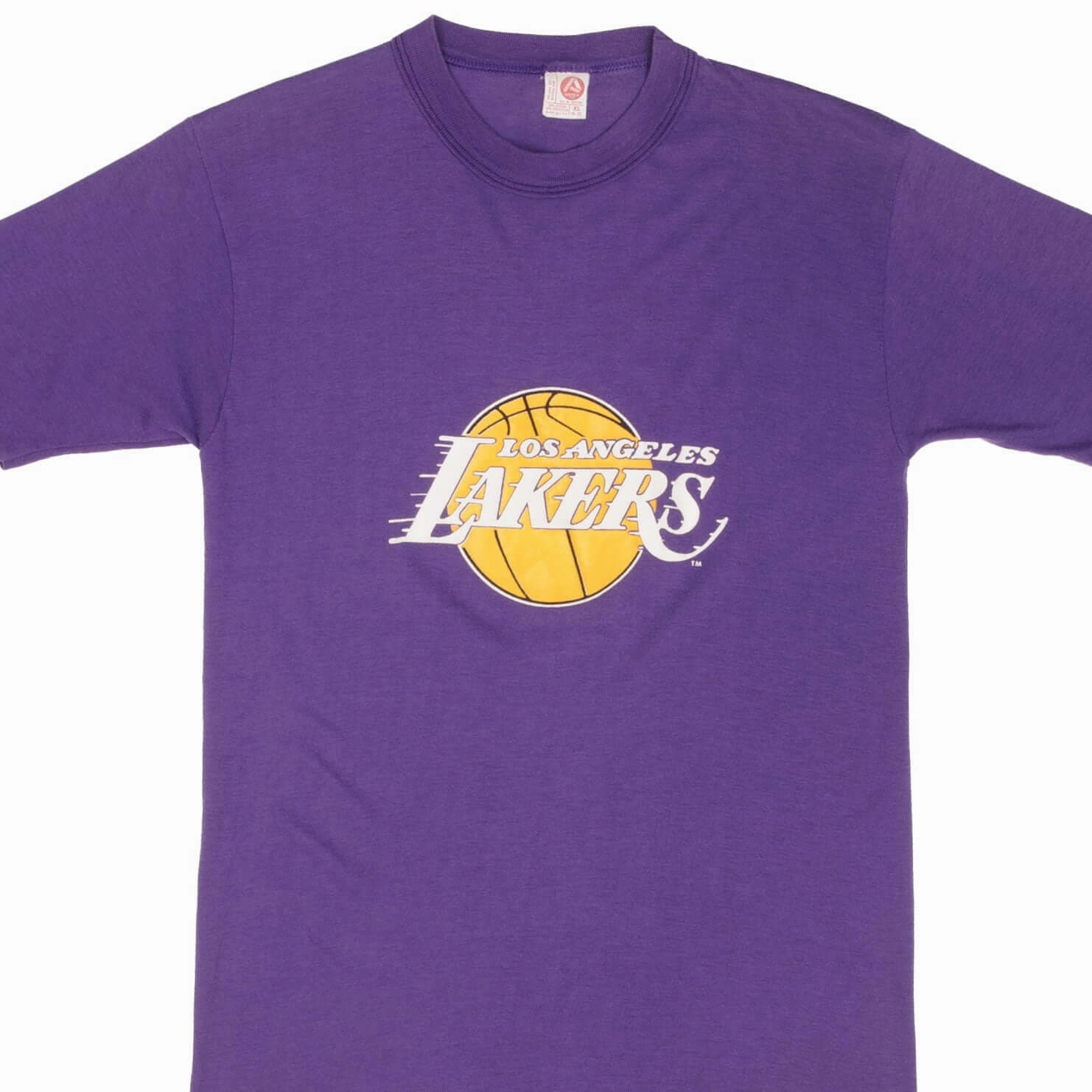 VINTAGE NBA LOS ANGELES LAKERS ARTEX TEE SHIRT 1980S SIZE SMALL MADE IN USA