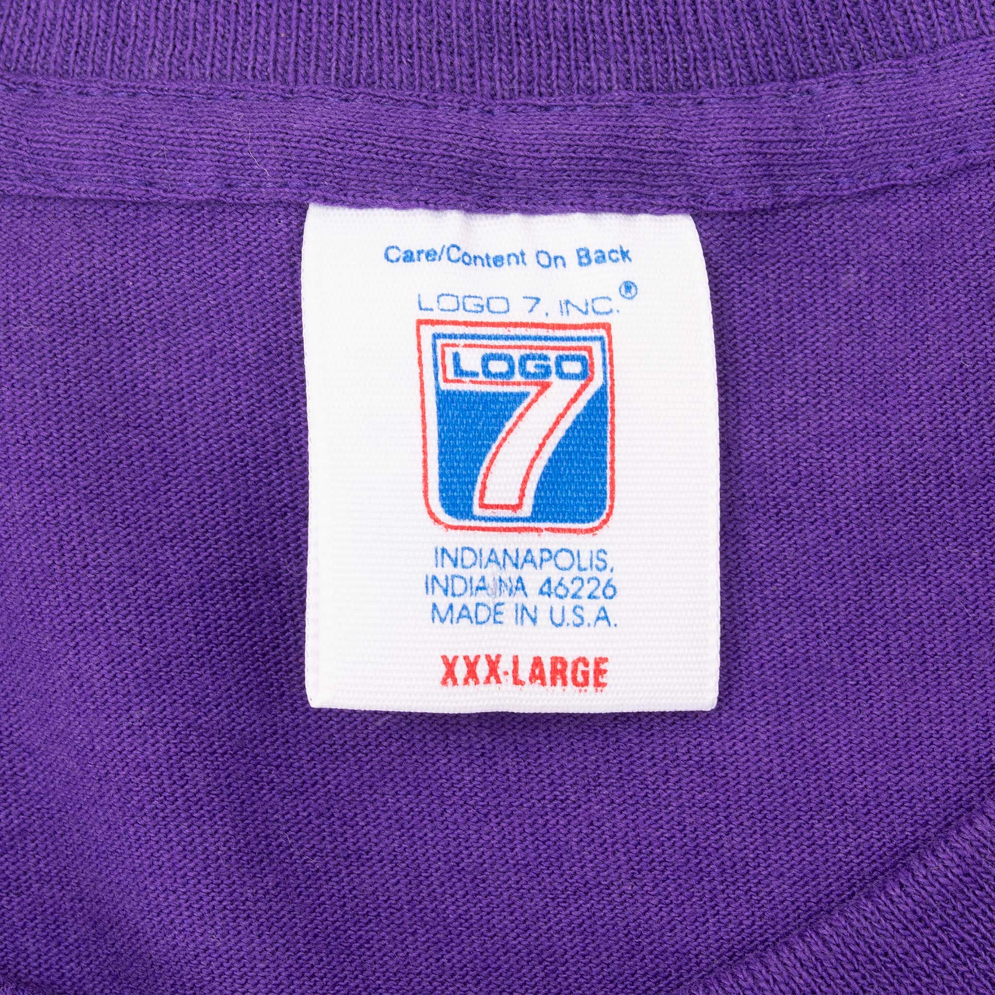 VINTAGE NBA PHOENIX SUNS 1990S PURPLE TEE SHIRT 2XL MADE IN USA