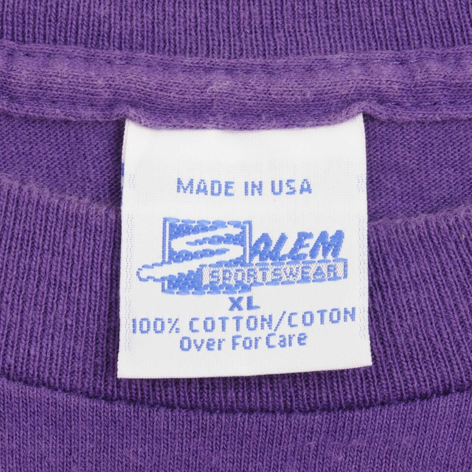 VINTAGE NBA PHOENIX SUNS 1990S TEE SHIRT SIZE XL MADE IN USA
