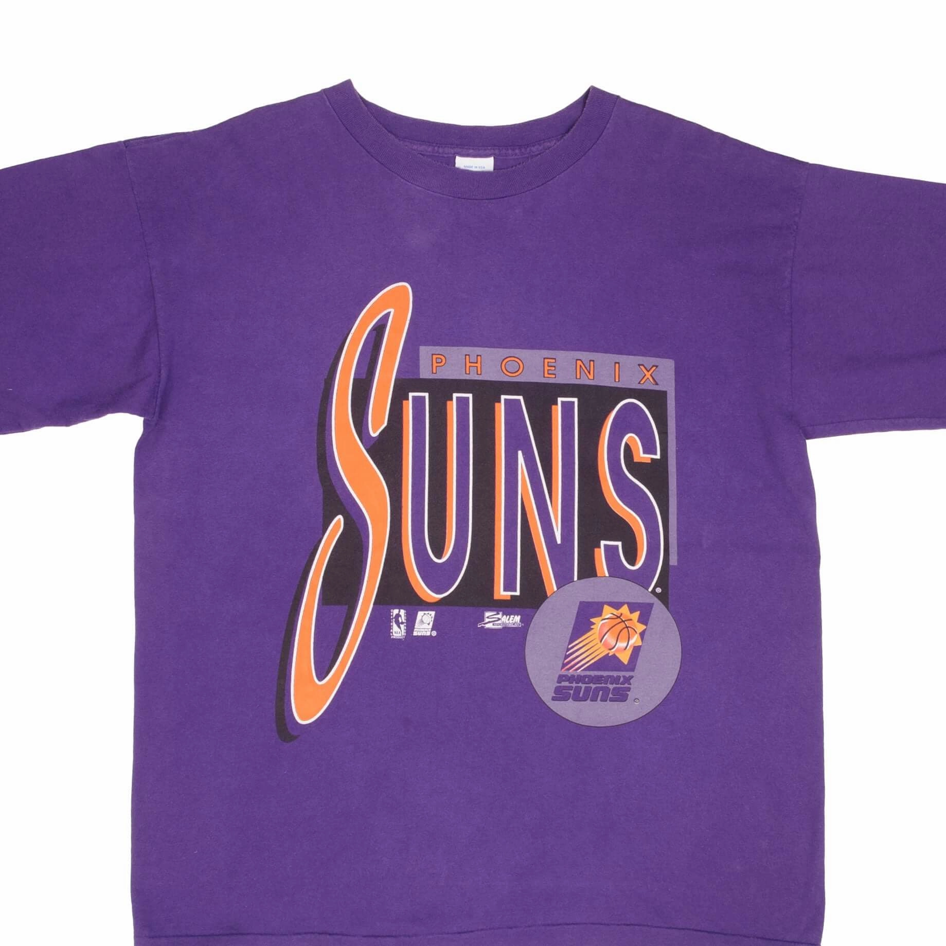 VINTAGE NBA PHOENIX SUNS 1990S TEE SHIRT SIZE XL MADE IN USA