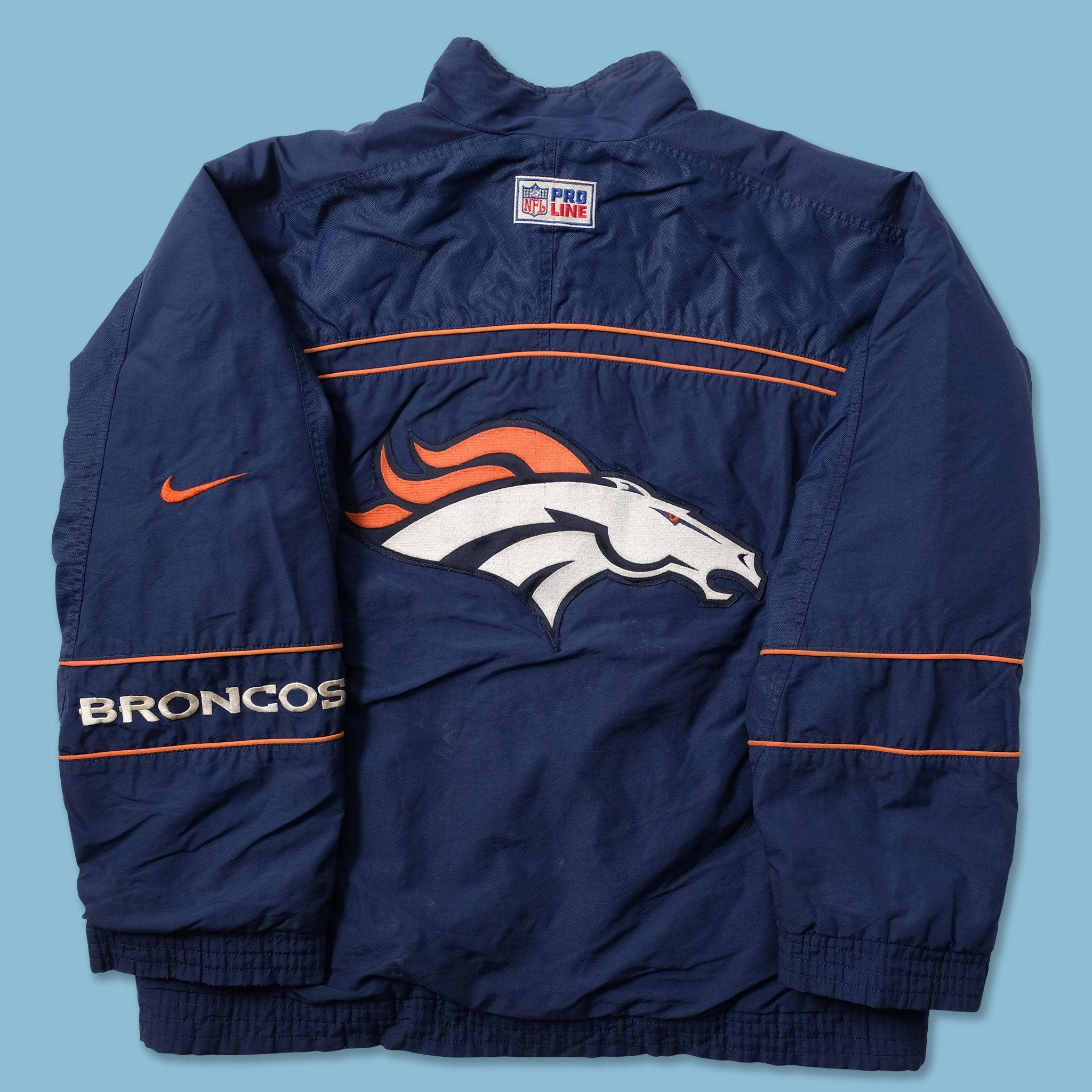 Vintage Nike Denver Broncos Padded Jacket Large