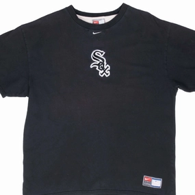 VINTAGE NIKE MLB CHICAGO WHITE SOX EMBROIDERED TEE SHIRT 2000S XL