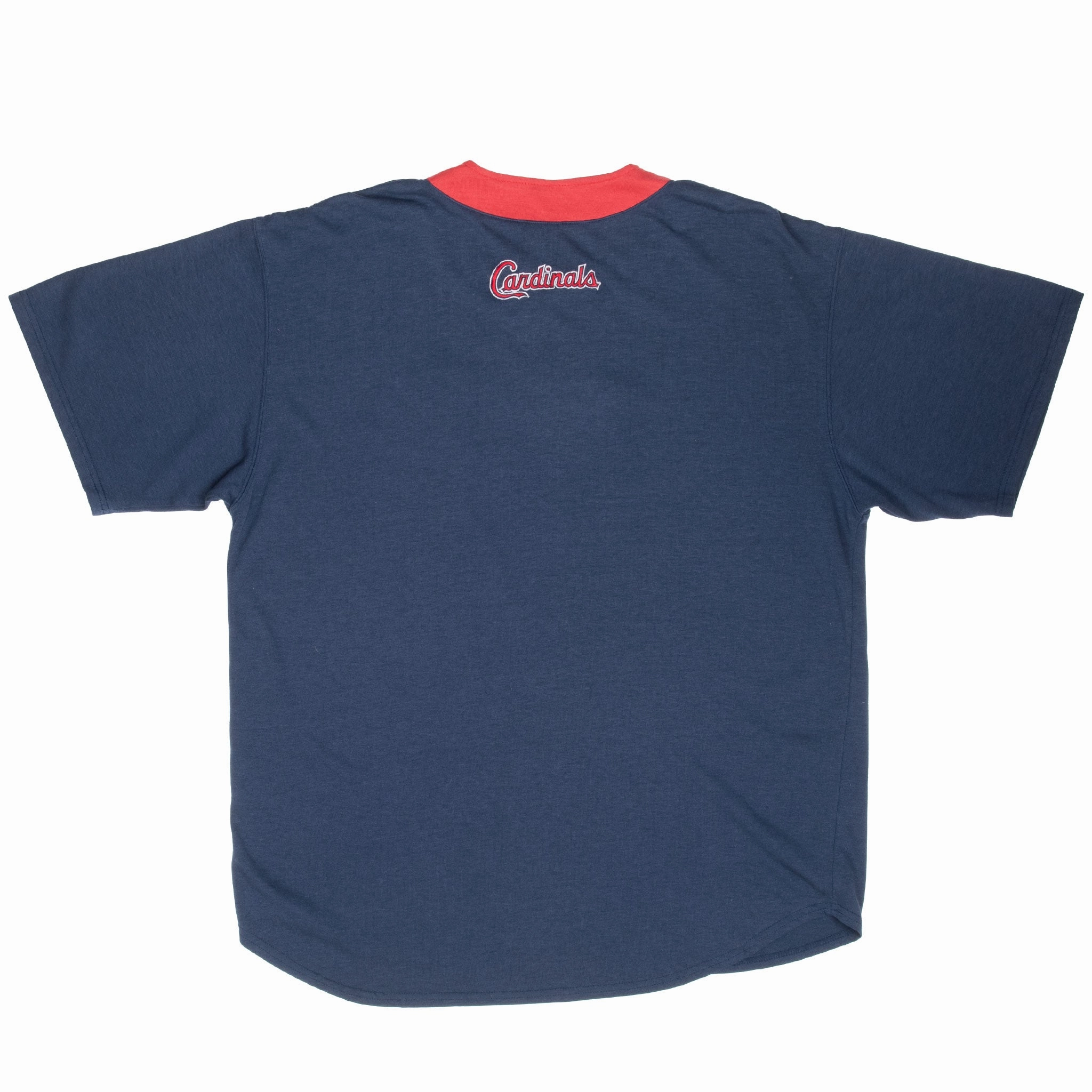 VINTAGE NIKE MLB ST LOUIS CARDINALS HENLEY TEE SHIRT 1990S LARGE
