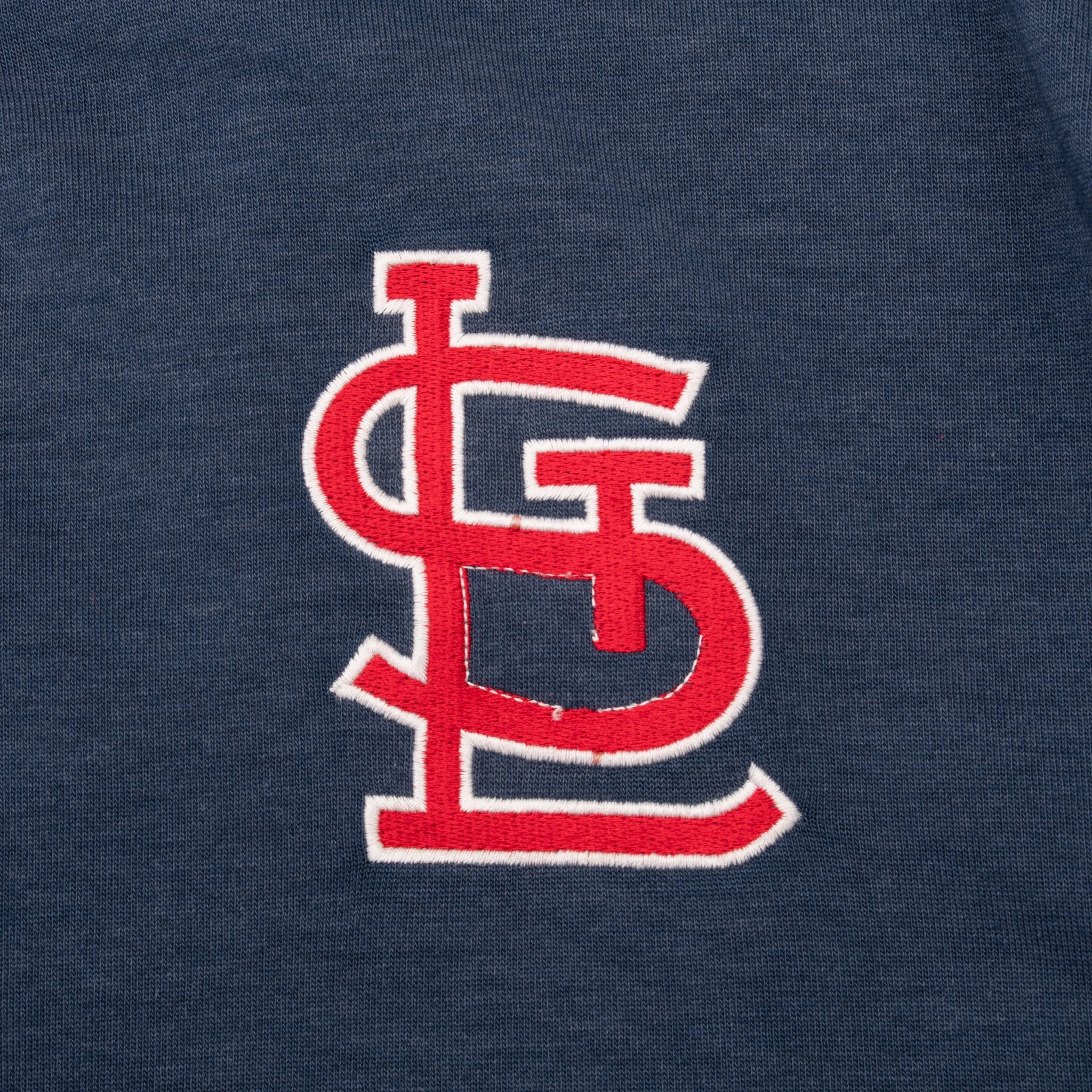 VINTAGE NIKE MLB ST LOUIS CARDINALS HENLEY TEE SHIRT 1990S LARGE