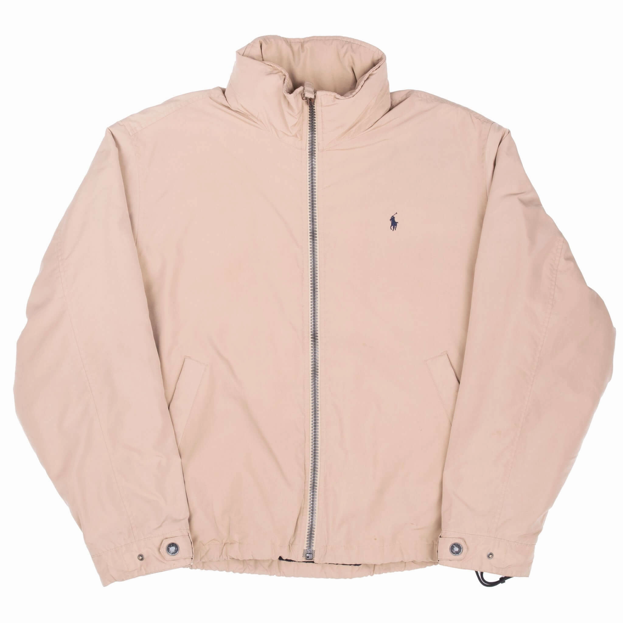 VINTAGE POLO RALPH LAUREN BEIGE JACKET 1990S LARGE