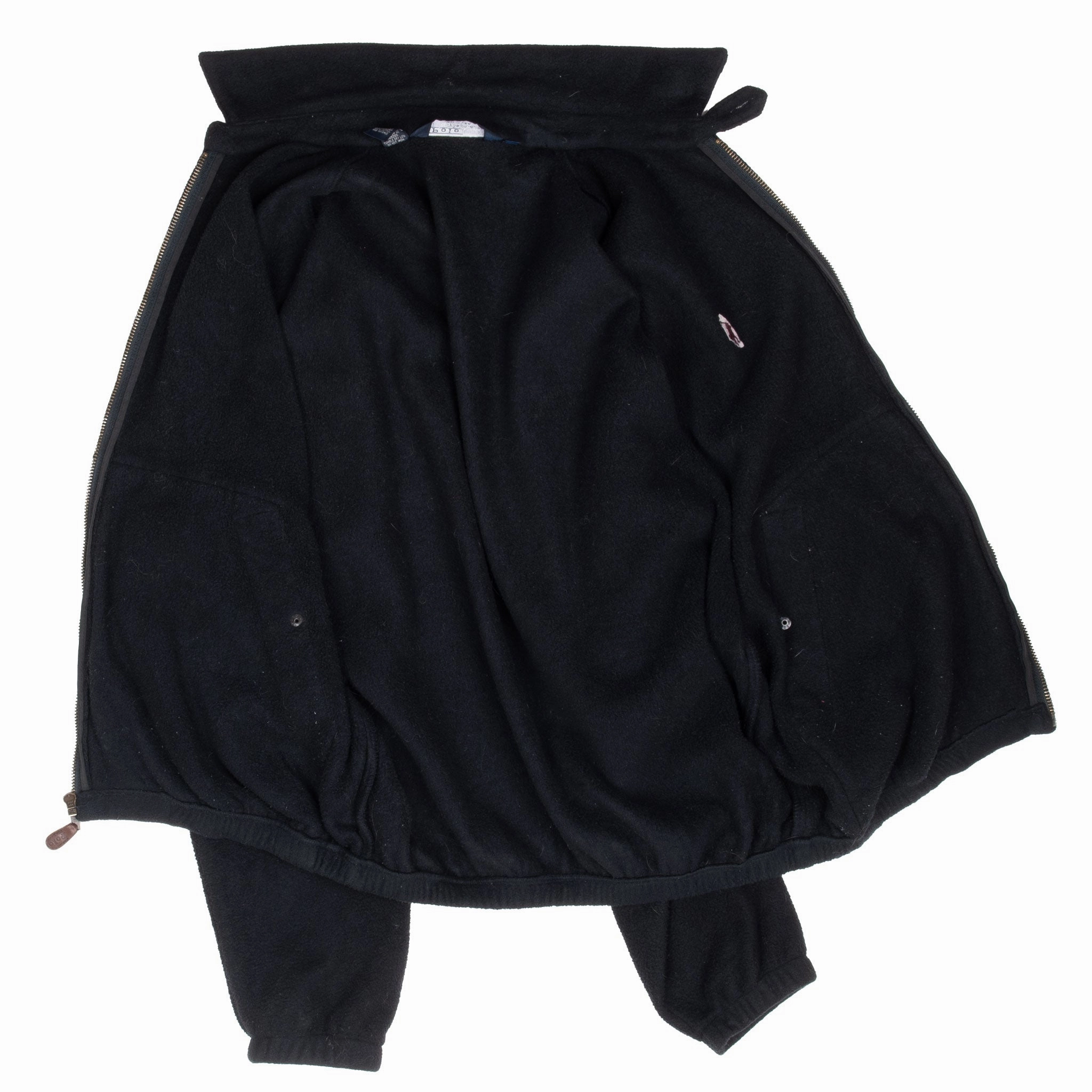 VINTAGE POLO RALPH LAUREN BLACK FLEECE GOLF JACKET 1990S SMALL MADE IN USA