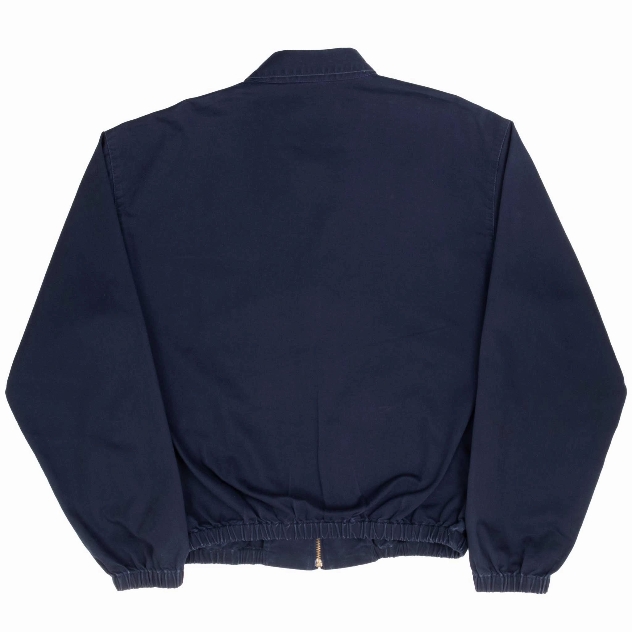 VINTAGE POLO RALPH LAUREN BLUE HARRINGTON GOLF JACKET 1990S LARGE MADE IN USA