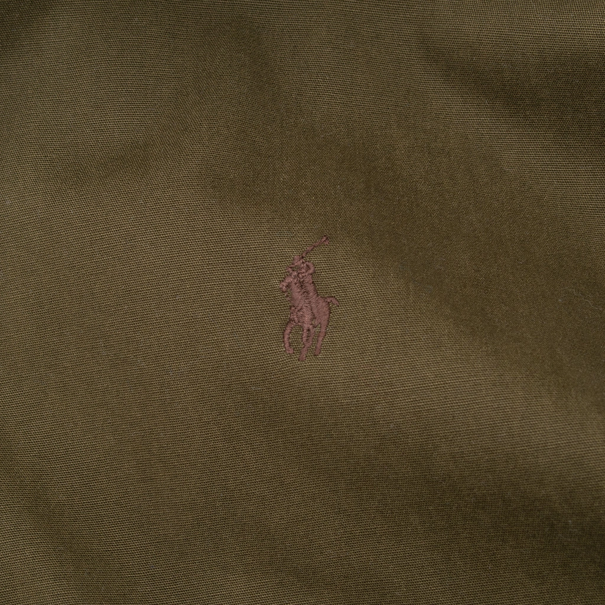 VINTAGE POLO RALPH LAUREN OLIVE GREEN HARRINGTON GOLF JACKET 1990S XL