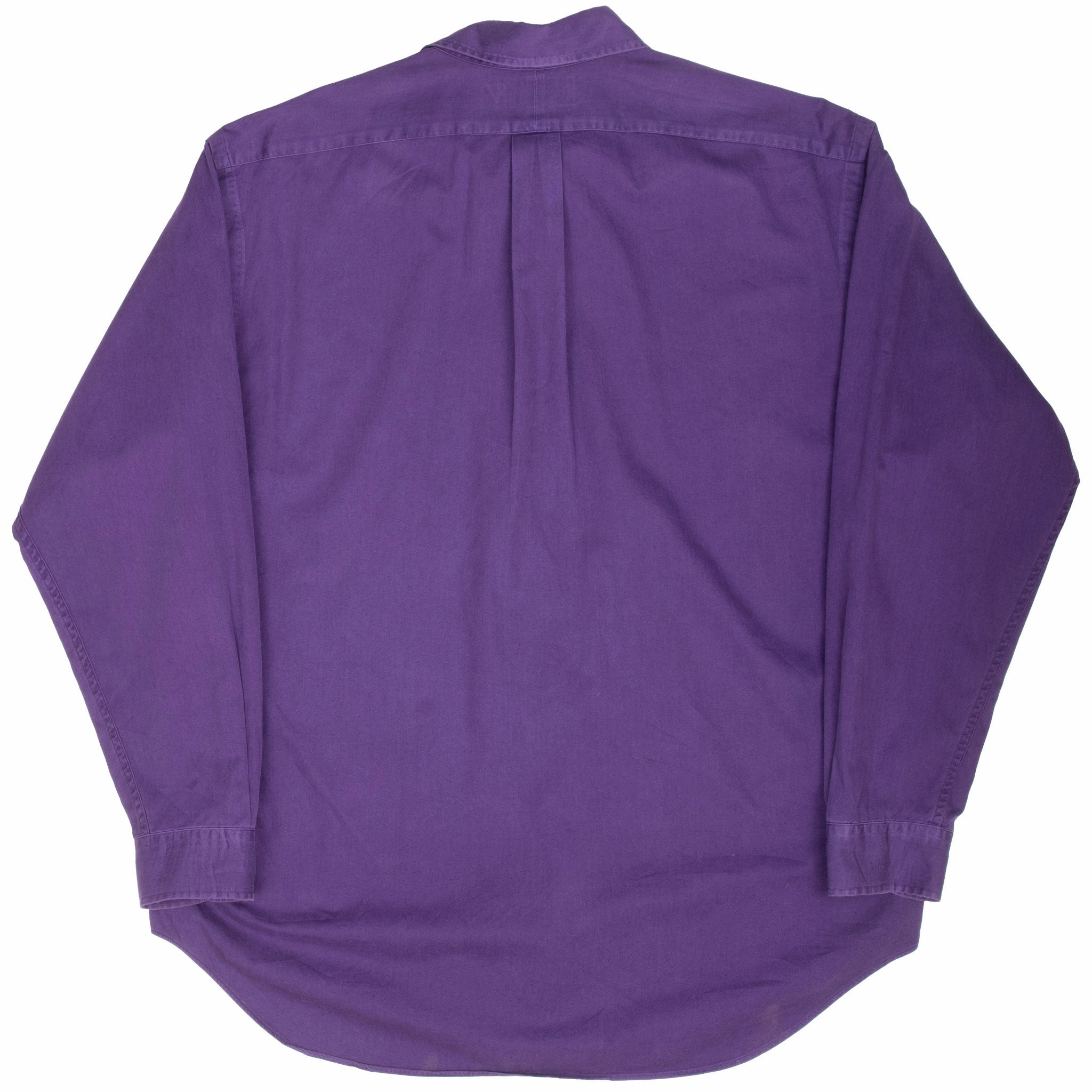VINTAGE POLO RALPH LAUREN PURPLE SHIRT 1990S LARGE