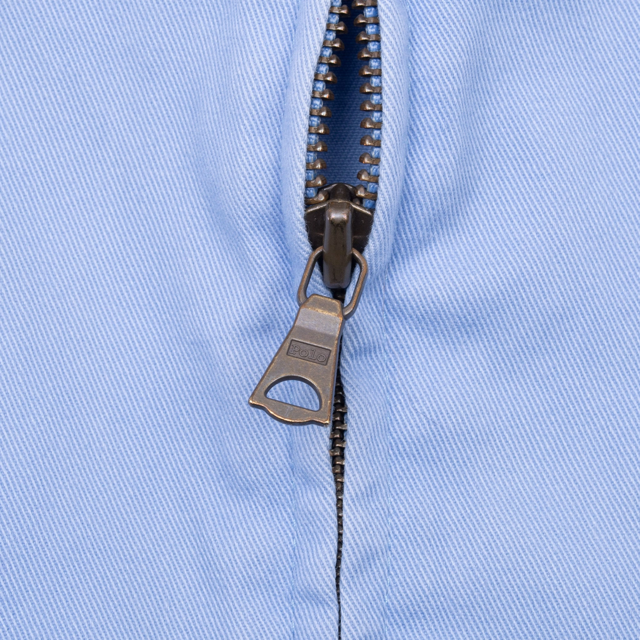 VINTAGE RALPH LAUREN BLUE HARRINGTON GOLF JACKET 1990S LARGE