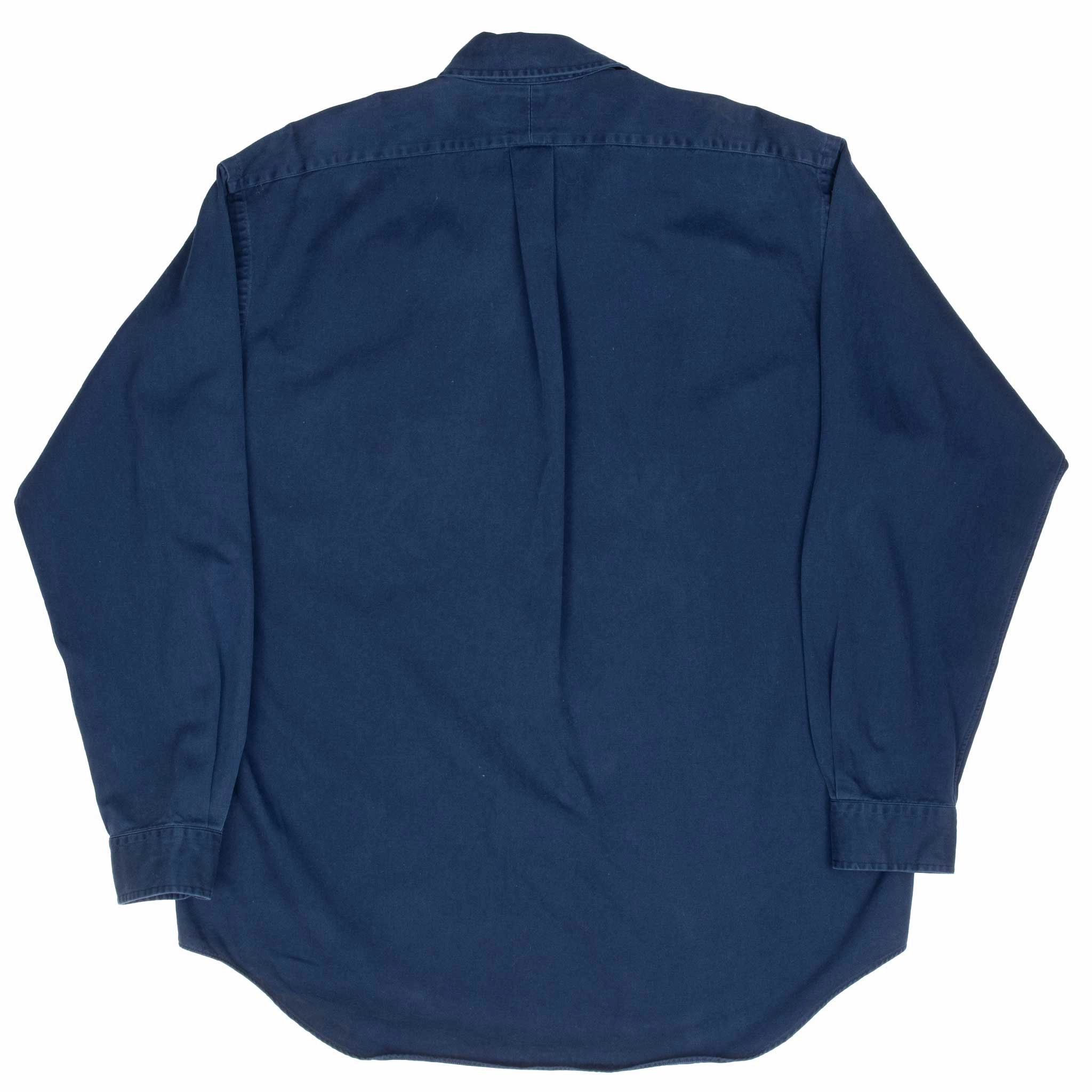 VINTAGE RALPH LAUREN BLUE SHIRT 1990S SIZE LARGE