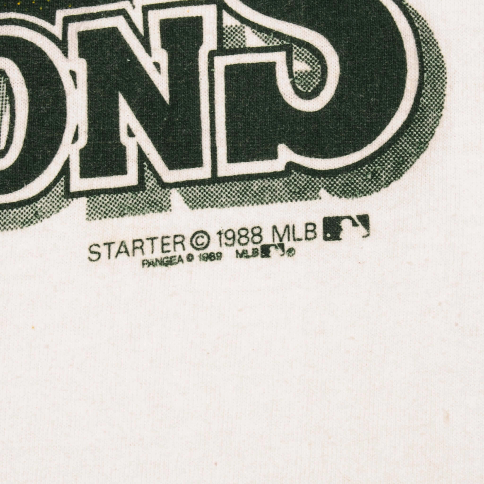 VINTAGE STARTER MLB OAKLAND ATHLETICS TEE SHIRT 1989 SIZE MEDIUM MADE IN USA
