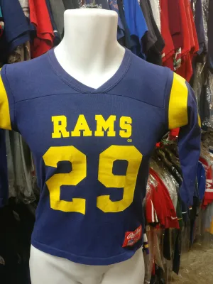Vtg 80s #29 ERIC DICKERSON Los Angeles Rams NFL Rawlings T-Shirt YM