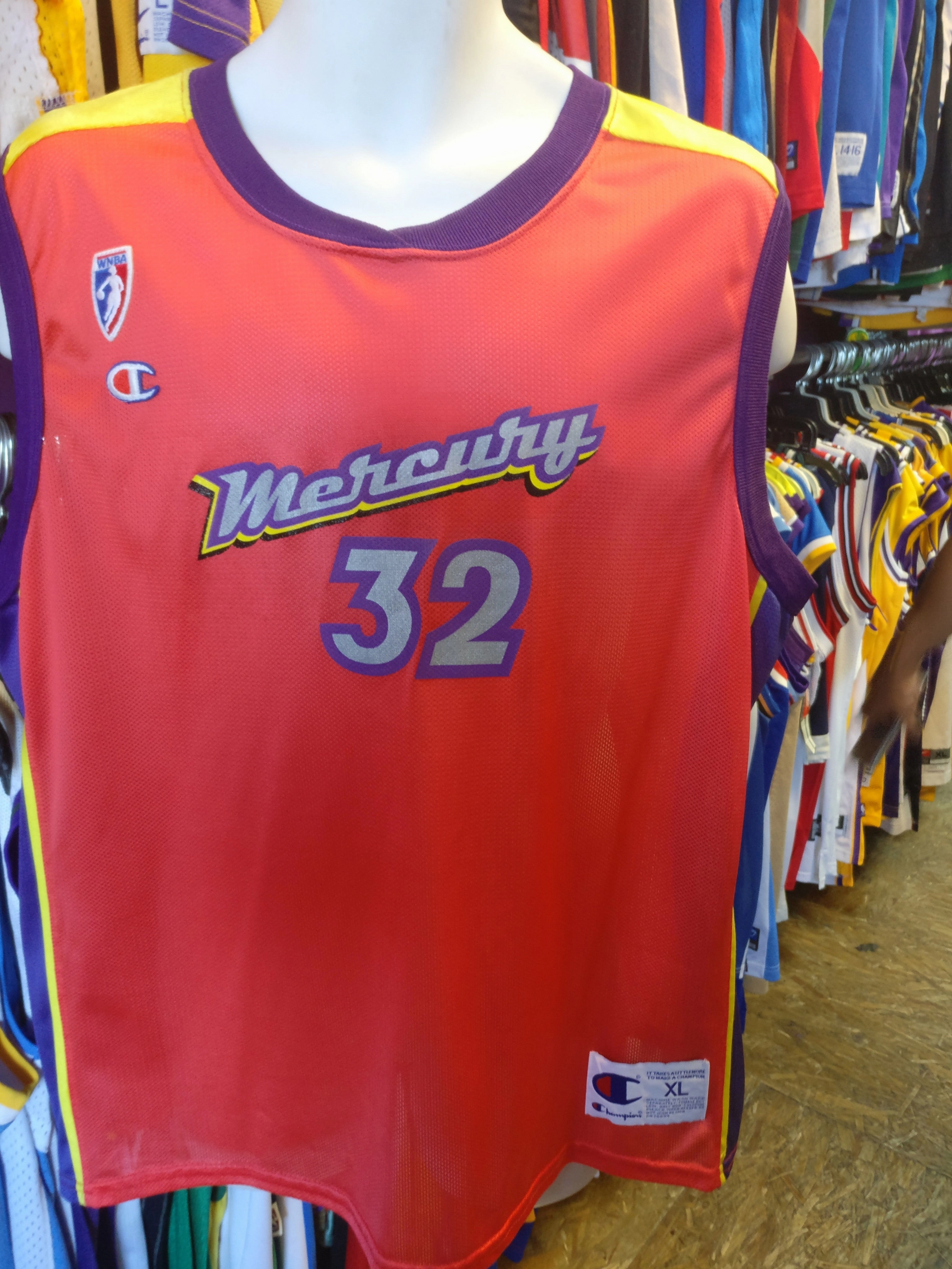 Vtg#32 BRIDGET PETTIS Phoenix Mercury WNBA Champion Jersey XLDeadstock