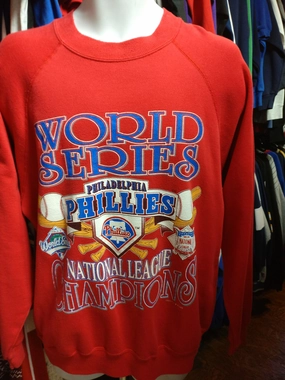 Vtg'93 PHILADELPHIA PHILLIES MLB N.L. Champs World Series SweatshirtXL