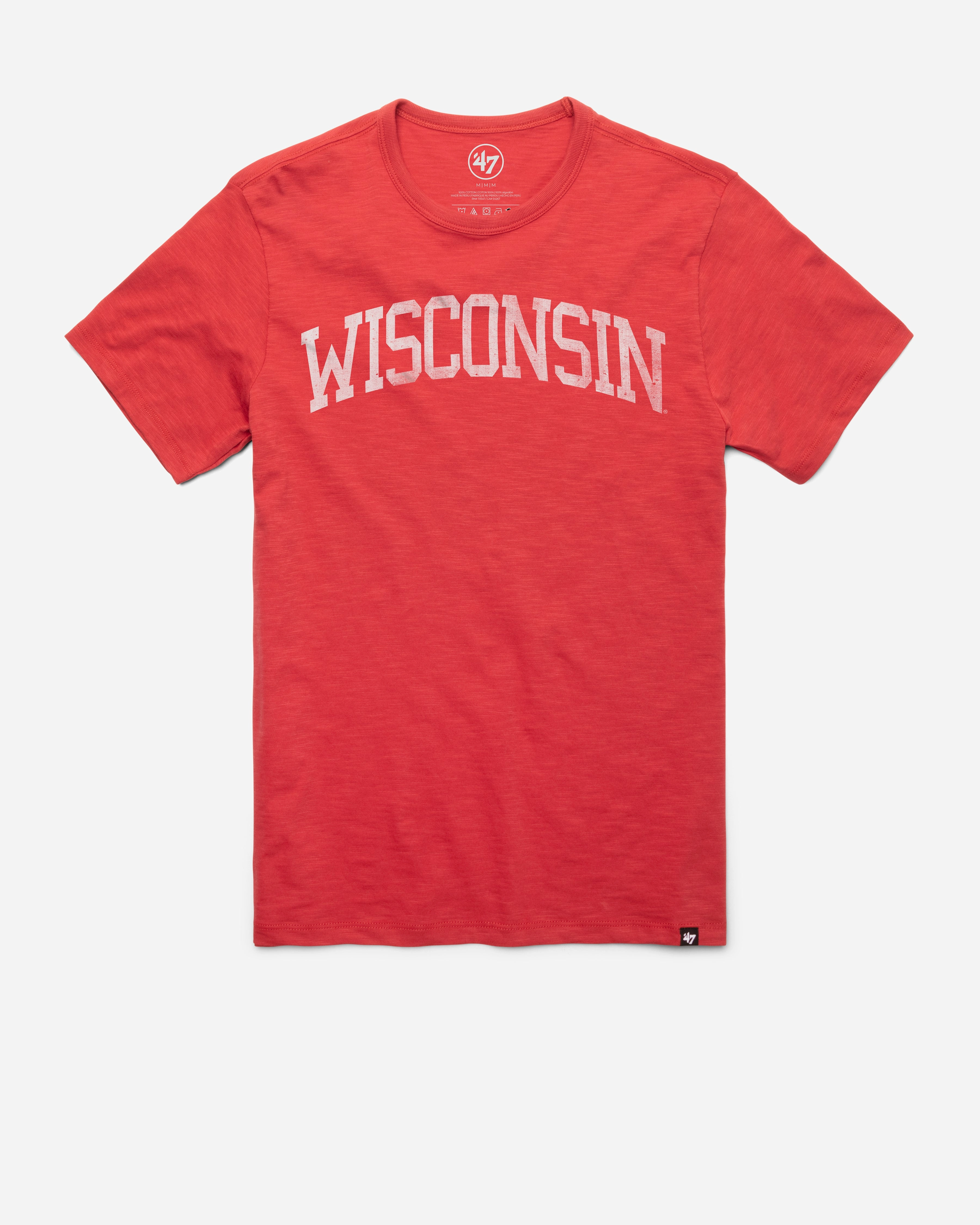 WISCONSIN BADGERS CLASSIC BLOCK '47 SCRUM TEE