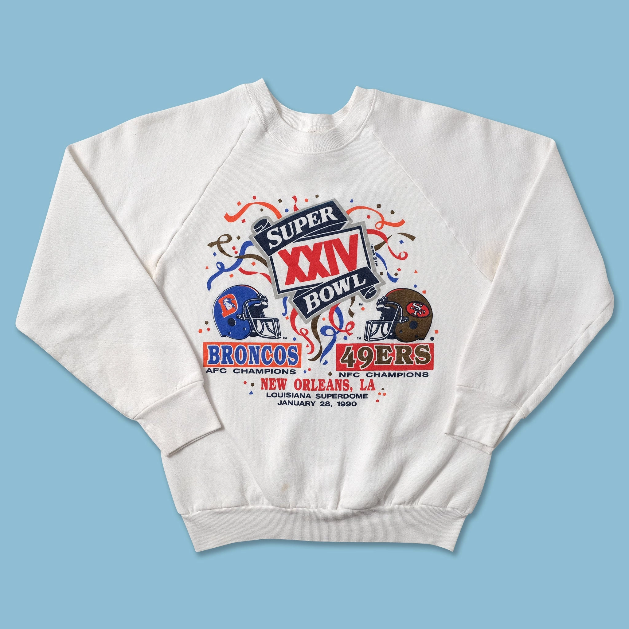 Women's 1990 Super Bowl Sweater XSmall